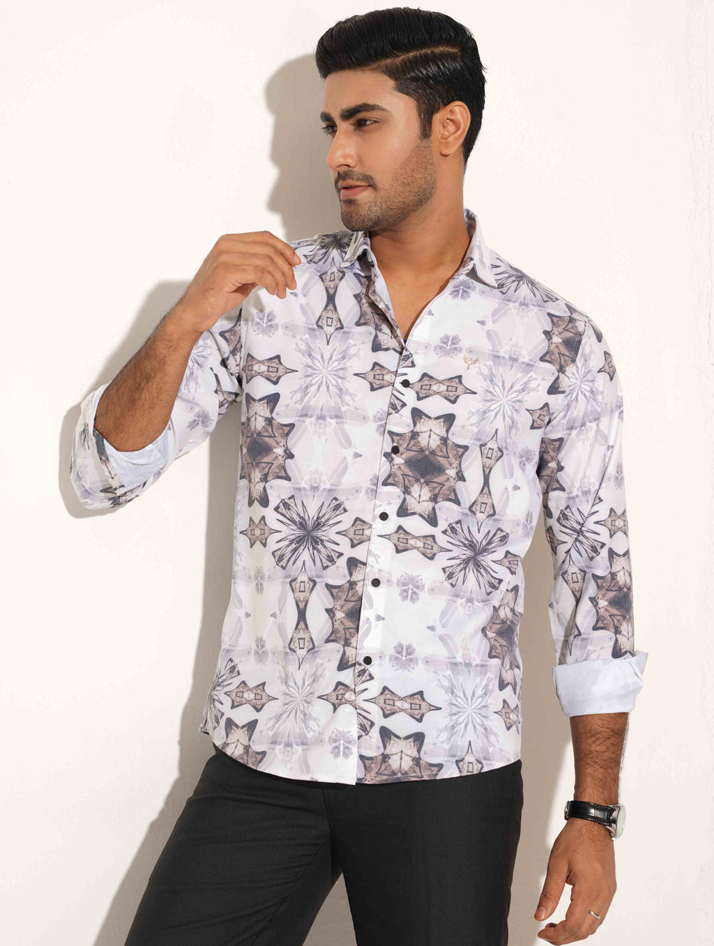 Off-White Trippy Printed premium full sleeve shirt