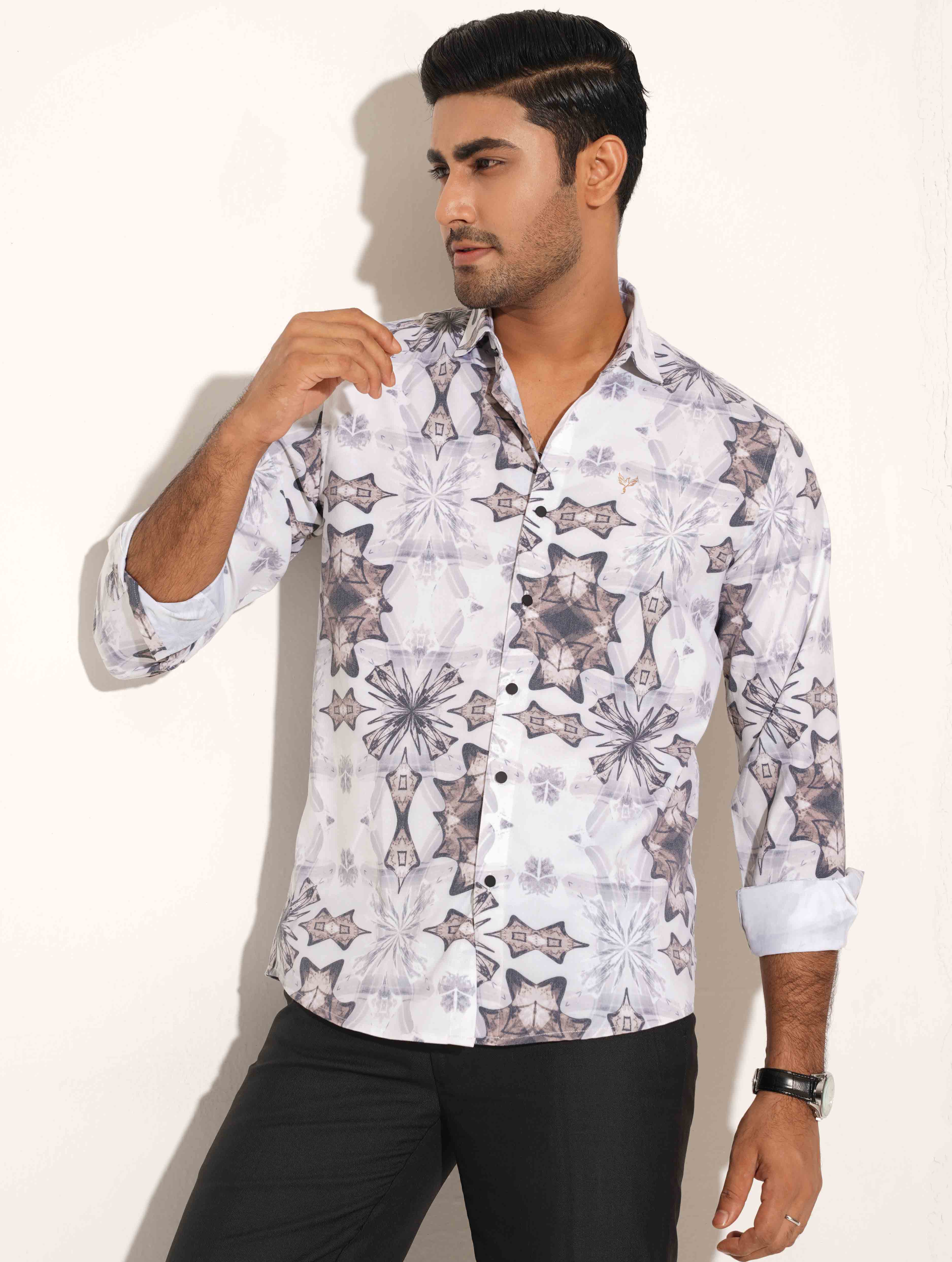 Off-White Trippy Printed premium full sleeve shirt