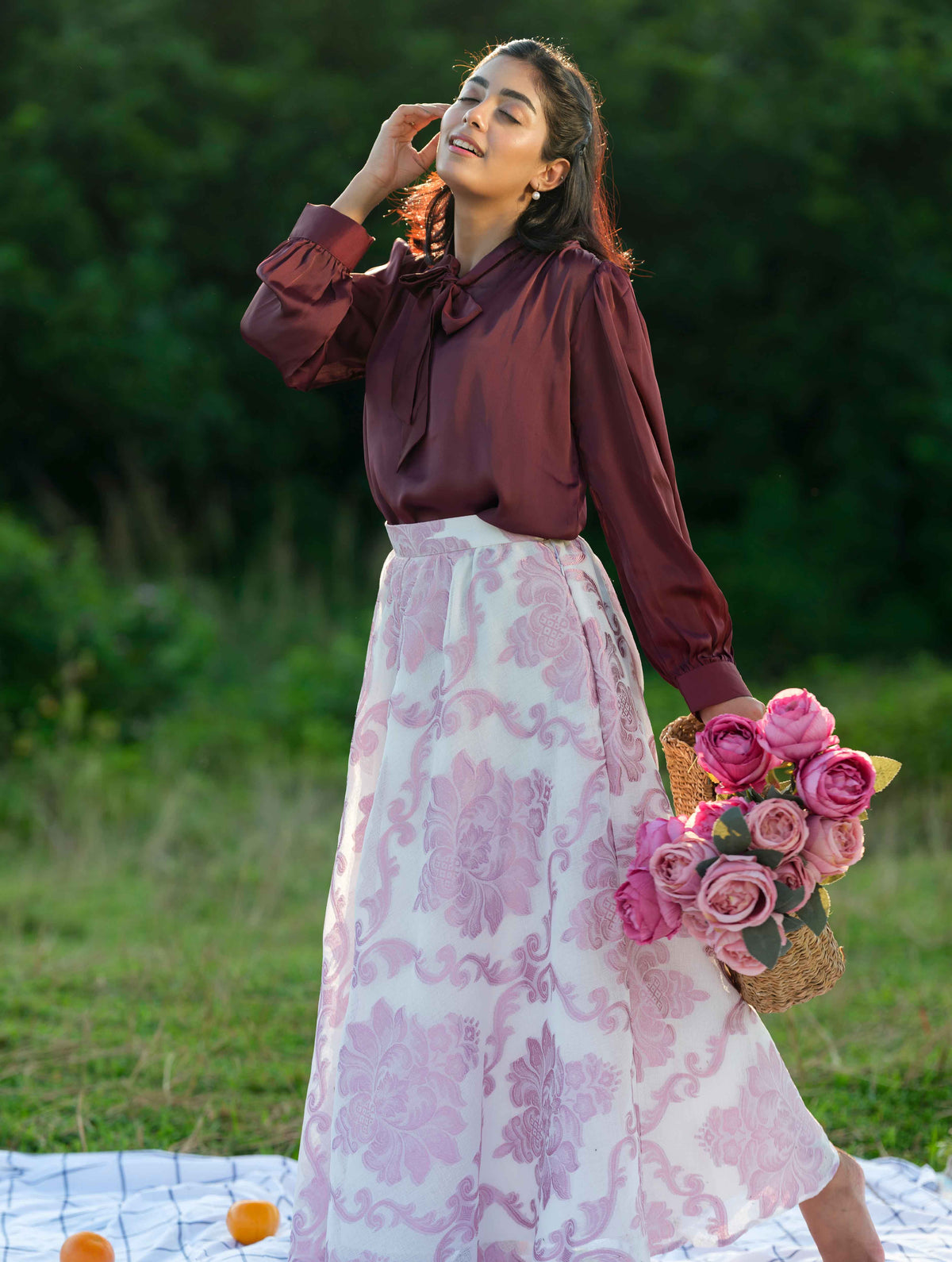 Female two part dress