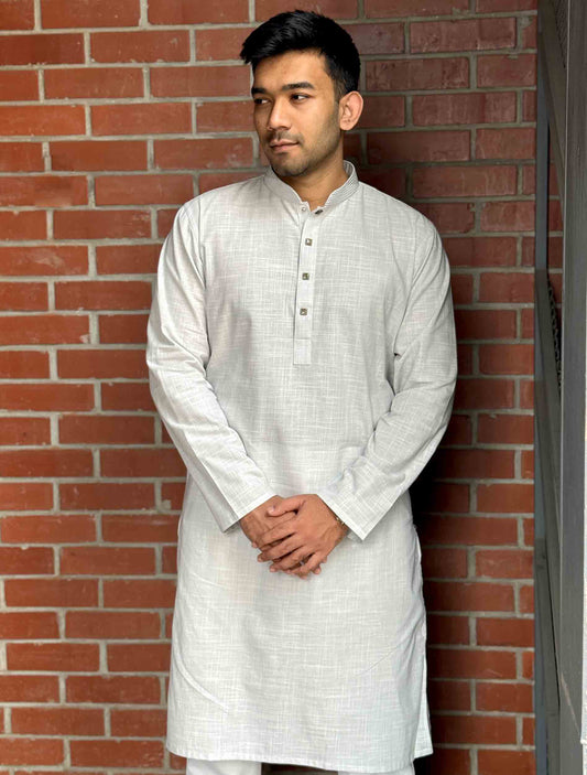 Pearl River texture embroidery Premium Panjabi